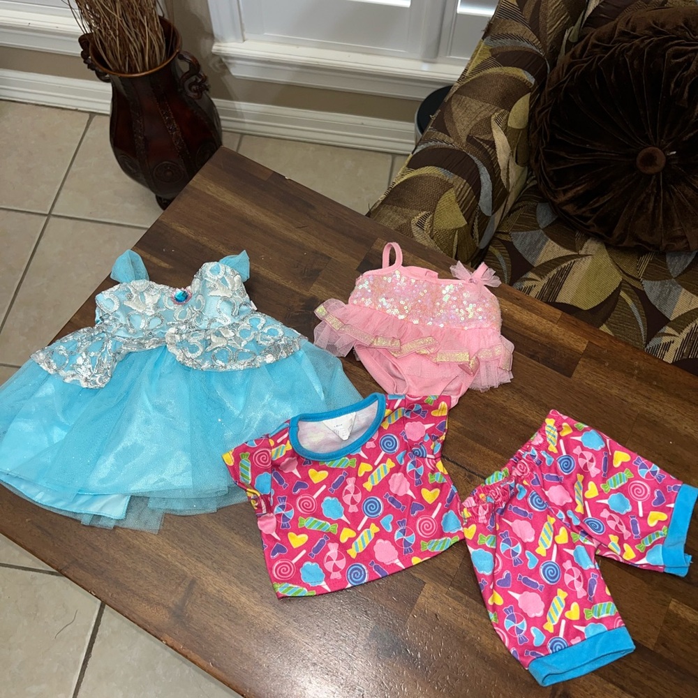 Build A Bear Clothing Lot Outfits Stuffed Animals Plush